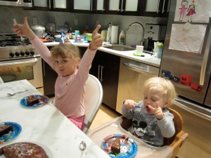 Double thumbs up is the highest praise in our house.